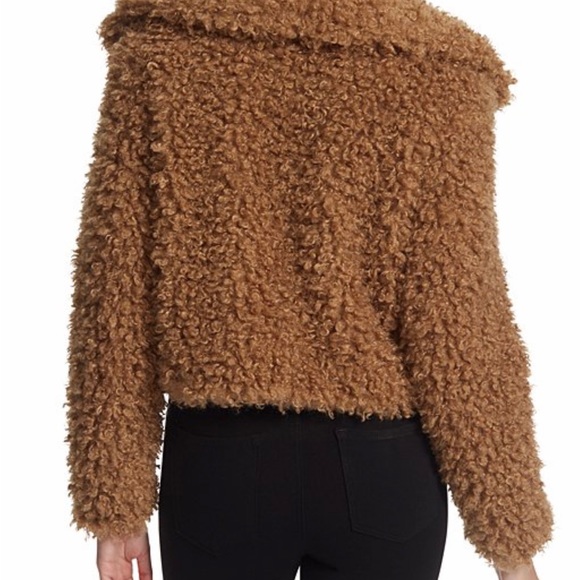 Jessica Simpson | Burro Brown Sasha Faux Fur Jacket Size Small - Picture 2 of 13